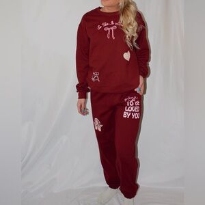 sweat set (SWEATSHIRT)